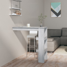 vidaXL szürke sonoma színű fatermék fali bárasztal 102 x 50 x 45 cm bútor