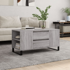 vidaXL szürke sonoma színű műfa dohányzóasztal 102x44,5x50 cm bútor