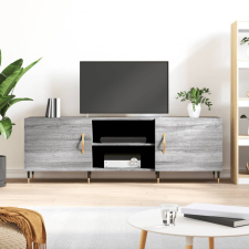 vidaXL szürke sonoma színű műfa TV-szekrény 150x30x50 cm bútor
