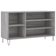 vidaXL szürke sonoma színű szerelt fa cipősszekrény 102x36x60 cm (831418) bútor