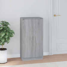 vidaXL szürke sonoma színű szerelt fa cipősszekrény 55 x 35 x 108 cm bútor