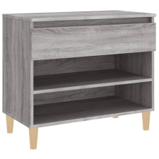 vidaXL szürke sonoma színű szerelt fa cipősszekrény 70x36x60 cm (819762) bútor
