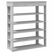 vidaXL szürke sonoma színű szerelt fa cipőtartó 80x30x98 cm (859937) bútor