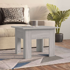 vidaXL szürke sonoma színű szerelt fa dohányzóasztal 55 x 55 x 42 cm bútor