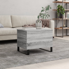 vidaXL szürke sonoma színű szerelt fa dohányzóasztal 60x44,5x45 cm bútor
