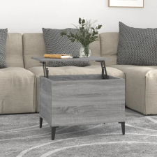 vidaXL szürke sonoma színű szerelt fa dohányzóasztal 60x44,5x45 cm bútor