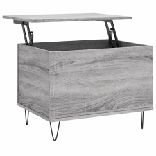 vidaXL szürke sonoma színű szerelt fa dohányzóasztal 60x44,5x45 cm (830954) bútor