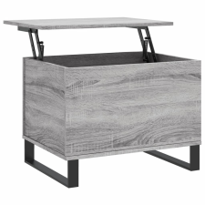 vidaXL szürke sonoma színű szerelt fa dohányzóasztal 60x44,5x45 cm (830962) bútor