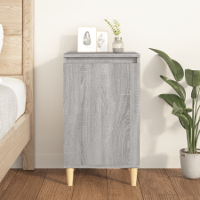 vidaXL szürke sonoma színű szerelt fa éjjeliszekrény 40x35x70 cm bútor