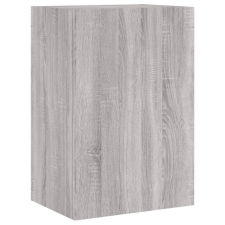 vidaXL szürke sonoma színű szerelt fa fali TV-szekrény 40,5x30x60 cm (836920) bútor