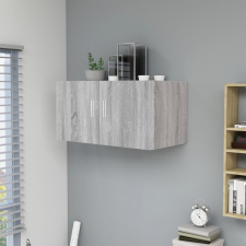 vidaXL szürke sonoma színű szerelt fa faliszekrény 80 x 39 x 40 cm bútor