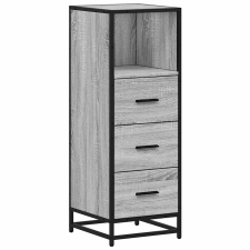 vidaXL szürke sonoma színű szerelt fa fürdőszobaszekrény 35x37,5x100cm (849252) fürdőszoba bútor
