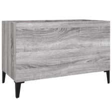 vidaXL szürke sonoma színű szerelt fa hanglemezszekrény 74,5x38x48 cm (831971) bútor