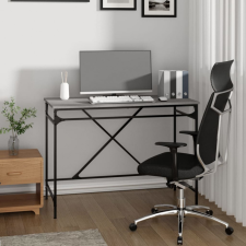 vidaXL Szürke sonoma színű szerelt fa íróasztal 100x50x75 cm (826722) íróasztal