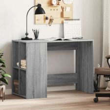 vidaXL szürke sonoma színű szerelt fa íróasztal 102x50x75 cm bútor