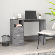 vidaXL szürke sonoma színű szerelt fa íróasztal 102x50x76 cm íróasztal