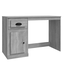 vidaXL szürke sonoma színű szerelt fa íróasztal fiókkal 115x50x75 cm (816478) bútor