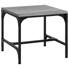 vidaXL Szürke sonoma színű szerelt fa kisasztal 40x40x35 cm bútor