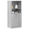 vidaXL szürke sonoma színű szerelt fa konyhaszekrény 57x41,5x131,5 cm