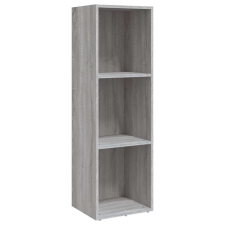 vidaXL Szürke sonoma színű szerelt fa könyv-/tv-szekrény 36x30x114 cm bútor