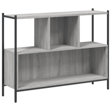 vidaXL szürke sonoma színű szerelt fa könyvespolc 102x28x77,5 cm (838901) bútor