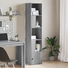 vidaXL szürke sonoma színű szerelt fa könyvespolc 40 x 36 x 189 cm bútor