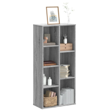 vidaXL szürke sonoma színű szerelt fa könyvespolc 50x25x105 cm bútor