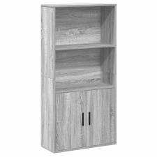 vidaXL szürke sonoma színű szerelt fa könyvespolc 60x24x120 cm (860423) bútor