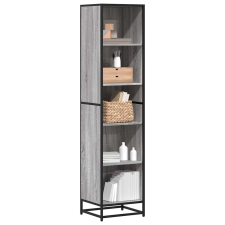 vidaXL szürke sonoma színű szerelt fa könyvszekrény 40x35x170,5 cm bútor