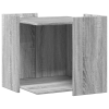 vidaXL szürke sonoma színű szerelt fa macskaalomdoboz 53 x 53 x 51 cm (857756)