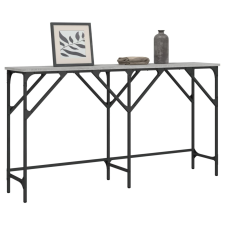 vidaXL szürke sonoma színű szerelt fa tálalóasztal 140x29x75 cm bútor