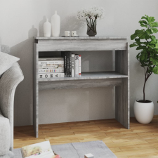 vidaXL szürke sonoma színű szerelt fa tálalóasztal 80 x 30 x 80 cm bútor