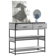 vidaXL szürke sonoma színű szerelt fa tálalóasztal 90x35x80 cm bútor