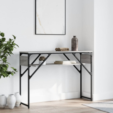 vidaXL szürke sonoma színű szerelt fa tálalóasztal polccal 105x30x75cm bútor