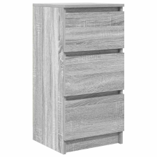 vidaXL szürke sonoma színű szerelt fa tálalószekrény 37,5x35x76 cm (861729) bútor