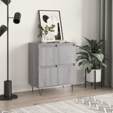 vidaXL szürke sonoma színű szerelt fa tálalószekrény 60 x 35 x 70 cm bútor