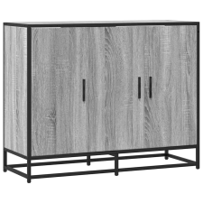 vidaXL szürke sonoma színű szerelt fa tálalószekrény 94x35x76 cm (849007) bútor