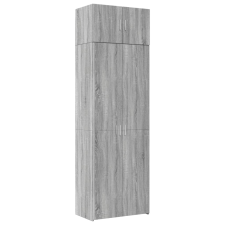 vidaXL szürke sonoma színű szerelt fa tárolószekrény 70x42,5x225 cm (3281327) bútor