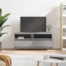 vidaXL szürke sonoma színű szerelt fa TV-szekrény 100x34,5x44,5 cm bútor