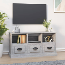vidaXL szürke sonoma színű szerelt fa TV-szekrény 100x35x50 cm bútor