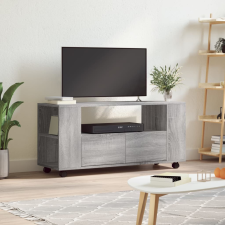 vidaXL szürke sonoma színű szerelt fa TV-szekrény 102x34,5x43 cm bútor