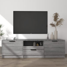 vidaXL Szürke sonoma színű szerelt fa TV-szekrény 140 x 35 x 40 cm bútor