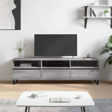 vidaXL szürke sonoma színű szerelt fa TV-szekrény 150x30x44,5 cm bútor