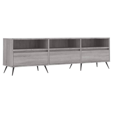 vidaXL szürke sonoma színű szerelt fa TV-szekrény 150x30x44,5 cm (831258) bútor