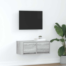 vidaXL szürke sonoma színű szerelt fa TV-szekrény 60x31x25,5 cm bútor