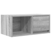 vidaXL szürke sonoma színű szerelt fa TV-szekrény 60x31x25,5 cm (861446)