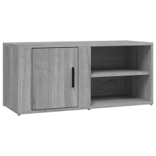 vidaXL szürke sonoma színű szerelt fa TV-szekrény 80x31,5x36 cm (819448) bútor