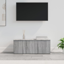 vidaXL szürke sonoma színű szerelt fa TV-szekrény 80x34x30 cm bútor