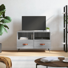 vidaXL szürke sonoma színű szerelt fa TV-szekrény 80x36x50 cm bútor