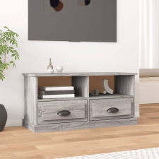 vidaXL szürke sonoma színű szerelt fa TV-szekrény 93x35,5x45 cm bútor
